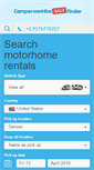 Mobile Screenshot of campervanhiresalefinder.co.nz