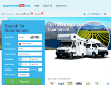 Tablet Screenshot of campervanhiresalefinder.co.nz